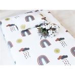 Miya Miya Design Miya Miya Bebek Çarşaf Kiti (Pamuk Saten) - Solis - 120 cm - Renkli