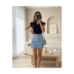 MİYALORA Kol Takım Kruvaze Bluz Model Sandy Vatkalı Sıfır