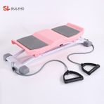 Miyang Mini Kayak Simülatörü Egzersiz Aleti - Karın, Bel ve Bacak Egzersiz Aleti - Pembe