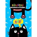 Miyav Eğlenceli Boyama Kitabım - Çıkartmalı - Doğan Çocuk