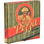 Miyo Ambalaj Pizza Kutusu 100'lü Paket Oluklu Karton Baskılı Ambalaj - 26 CM