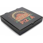 Miyo Ambalaj Pizza Kutusu 100'lü Paket Oluklu Karton Baskılı Ambalaj - 31 CM