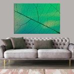 Miyrem (2526) Exclusive Serie" Yeşil Yaprak Kanvas Tablo 100 x 70