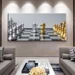 Miyrem (3280) Exclusive Serie" Satranç Tahtası Kanvas Tablo 50 x 70