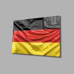 Miyrem Almanya Bayrağı Cam Tablo German Flag 110X70- myrm12240