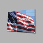 Miyrem Amerika Bayrağı Cam Tablo America Flag 36x23- myrm12226