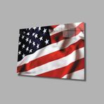 Miyrem Amerika Bayrağı Cam Tablo American Flag 110X70- myrm12444