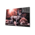 Miyrem Aslan Cam Tablo 30X45- myremNM155