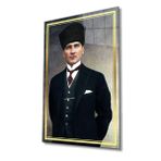 Miyrem Atatürk Cam Tablo, Ataturk 110X70- myrm1212