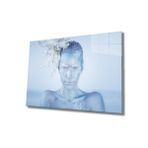 Miyrem Buz Kadın Cam Tablo Ice Women 36x23- myrm7838