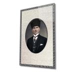 Miyrem Çerçeveli Atatürk Cam Tablo 36x23- myrm3786