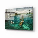 Miyrem Gemi Cam Tablo 110X70- myrm2472