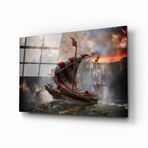 Miyrem Gemi Cam Tablo 50X70- myremNM248