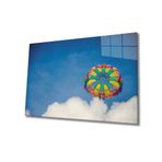 Miyrem Gökyüzünde- ParaşütCam Tablo 36x23- myrm1266