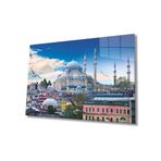 Miyrem İstanbul Ortaköy Camii Manzarası Cam Tablo 72X46- myrm723