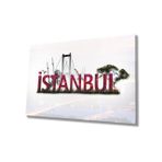 Miyrem İstanbul YazılıCam Tablo 110X70- myrm904