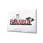 Miyrem İstanbul YazılıCam Tablo 36x23- myrm902