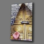 Miyrem Kabe Kapısı Dini Tablo 72X46- myrm183