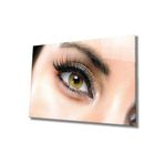 Miyrem Kadın Yeşil Göz Cam Tablo Green Eye 110X70- myrm8868
