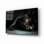 Miyrem Kedi Hayvan Cam Tablo 110X70- myrm3128