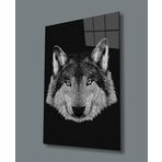 Miyrem Kurt Hayvan Cam Tablo 50X70- myremNM393