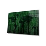 Miyrem Matrix Dünya Haritası 4mm Tablo 72X46- myrm1999