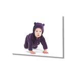 Miyrem Mor Kıyafetli Bebek Cam Tablo 110X70- myrm7456