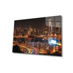 Miyrem Şehir Manzaralı Cam Tablo Urban Area View 36x23- myrm6610
