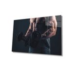Miyrem Spor Fıtnes Cam TabloSports Fitness72X46- myrm6399