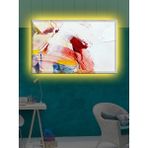 Miyrem Yağlı Boya Sanatsal Tablolar-Led-Işıklı Seri - Retro, Soyut ve Minimalist Tablolar Zevkinize göre - Renkli