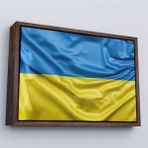 Miyrem^#canvas Serie Ukrayna BAYRAĞI-7238 - Renkli - Kahverengi