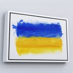 Miyrem^#canvas Serie Ukrayna BAYRAĞI-7268 - Renkli - Beyaz