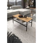 Miyuhome 2 Raflı Metal Orta Sehpa Dekoratif Sehpa Lüx Metal Raflı Sehpa Iki Katlı Salon Sehpa