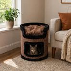 Miyusa 2 Katlı Kedi Evi – Modern, Konforlu ve Şık Kedi Yuvası