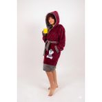 Miz Home Collection Bordo Wellsoft-Polar Sabahlık - 2XL