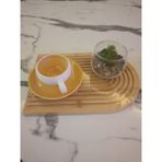 Mizalle Ahşap Bambu Sunum Tabağı