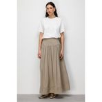 Mizalle Korsajlı Rengi Maksi Etek, XL, M2MZ1010110132, Vizon, Kadın