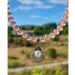 Mizalle Pembe İnci Detaylı Kolye