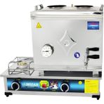 Mizan 40 Lık Tüplü 30 Litre 2 Demlikli Çay Kazanı