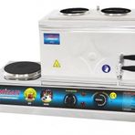 Mizan Mc206 20 Lt Çift Demlikli Elektrikli Çay Kazanı Pleytli Çay Ocağı