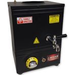 Mizan Tek Demlik 10 Lt. Pleytsiz Çay Kazanı - Elektrikli Siyah Kahveci Ocağı