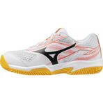 MIZUNO Break Shot 5 Jr. CC Çocuk Tenis Ayakkabısı Beyaz / Turuncu