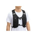 MIZUNO Mesh Backpack Unisex Koşu Çantası Siyah