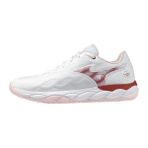 Mizuno Wave Enforce Court Ac Kadın Tenis Ayakkabısı Beyaz / Kırmızı