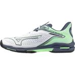 MIZUNO Wave Exceed Tour 6 AC Erkek Tenis Ayakkabısı Beyaz / Mavi