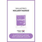 MjCare Kolajen İçeren Kağıt Yüz Maskesi 8 ml Sıkılaştırıcı Nemlendirici Tüm Cilt Tipleri İçin Tek Kullanımlık