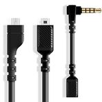 MJKOR SteelSeries Arctis 3, Arctis 5, Arctis 7, Arctis Pro ile Uyumlu Yedek Ses Kablosu (Erkekten Erkeke)