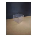 MK Ambalaj Pvc, Asetat, Şeffaf Kutu - 300 Micron - 6 X 6 X 4,8 Cm - (25 ADET)