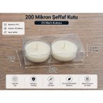 MK Ambalaj Şeffaf, Pvc, Asetat Kutu - 200 Mikron - 6 x 3.3 x 11.5 cm - (25ADET)