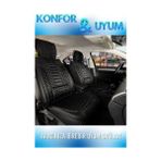 Mk Express Kia Capital Uyumlu Lüks Deri Oto Koltuk Kılıfı Ön Arka Set Siyah Marjinal Model Mk